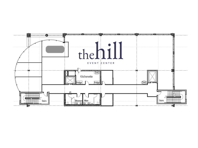 floor plan for the hill event center and venue