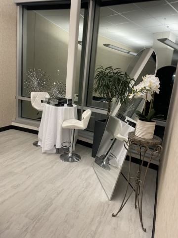 small event space with beautiful decor